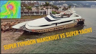 Super Yacht VS Super Typhoon Mangkhut 颱風山竹 #Mangkhut#香港#颱風山竹#山竹#颱風#西貢