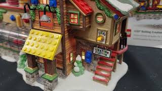 Lego Building Creation Station | Dept 56 | North Pole Series | Lighted Christmas House