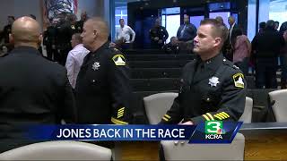 Sheriff Jones to seek 3rd term after chief deputy drops out of race