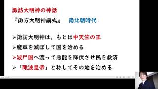 令和4年度秋季企画展講演会2「中先代の乱と諏訪信仰について」（静岡文化芸術大学教授 二本松康宏氏）