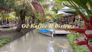 O2 Kaffee\u0026Bistro #นครปฐม #คาเฟ่ ในสวนมะพร้าว