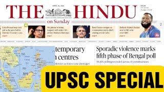 18 April 2021 The Hindu Newspaper Analysis