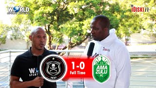 Orlando Pirates 1-0 Amazulu | 😡😡What if Sithebe Would Have Saved Them? | Tso Vilakazi