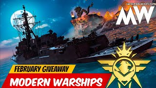 February Giveaway | Modern Warships #modernwarships