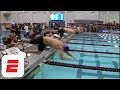 Caeleb Dressel sets SEC meet record in 100y freestyle at SEC Swimming Championship | ESPN