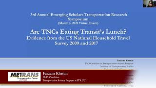 Highlights: Emerging Scholars Transportation Research Symposium: Session 4