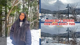 Nagano Day 2 | From Snow Monkey Park going wrong to missing our wallet| Vlog #29| @MadarasiinJapan