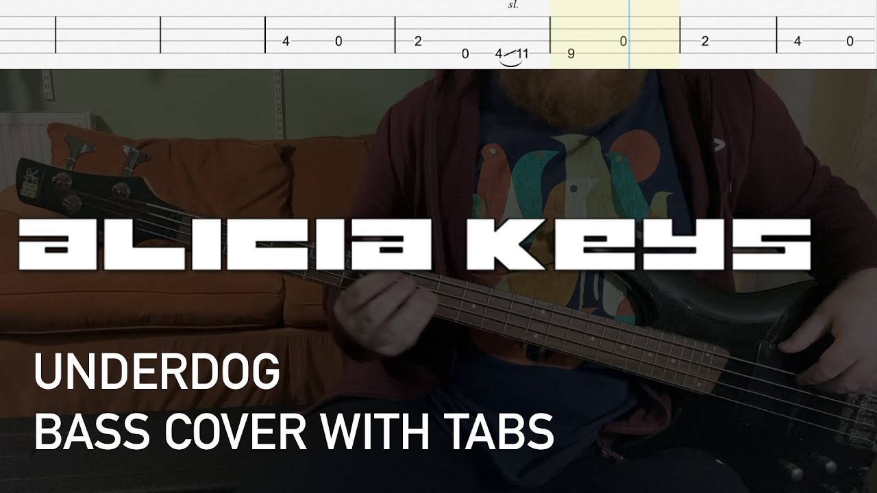 Alicia Keys - Underdog (Bass Cover With Tabs) - YouTube