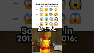 Scared emoji evolution 😱