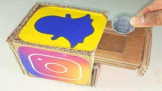 DIY Magic Drawer Coin Bank Box With Cardboard