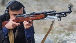 Russian 1945 SKS Rifle Review and target shooting|Simonov 7.62×39mm