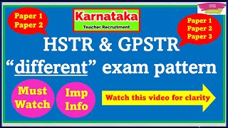 | WARNING! HSTR \u0026 GPSTR CET have different exam pattern - Important Information