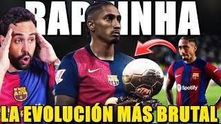 La BRUTAL EVOLUCIÓN de RAPHINHA en el BARÇA ¡EJEMPLO de SUPERACIÓN!