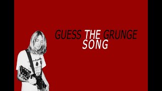 Guess The Grunge - Alt song! (20 songs) song quiz HD