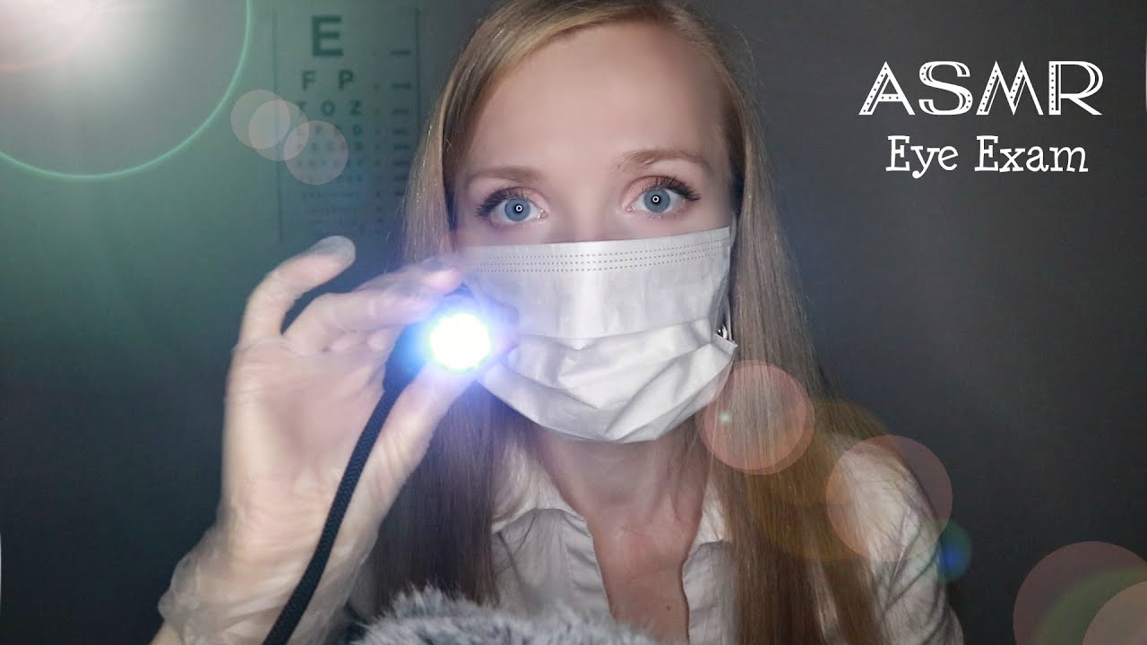 Asmr Doctor Relaxing Eye Exam Roleplay рџ ђpersonal Attention Youtube