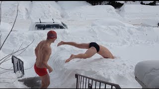 Snow Swimming