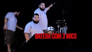 Como microfonar uma bateria com 3 microfones - Glyn Johns Technique (Feat. Robertinho Marçal)