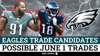 Philadelphia Eagles Rumors: Post-June 1st NFL Trade Candidates Ft Fletcher Cox & Jalen Reagor