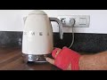 smeg 50s retro style kettle. stop the beep disable the acoustic alarm notification klf04 range