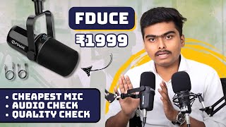 FDUCE SL40 Hindi Review – Best Budget Mic for YouTube, Podcast \u0026 Gaming | Studio Sound at ₹1999?