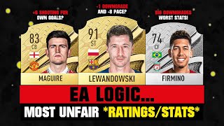 FIFA 23 | EA LOGIC... MOST UNFAIR \u0026 WRONG RATINGS/STATS! 💀😲 ft. Lewandowski, Maguire, Firmino…