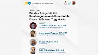 Praktek Pengendalian Pembangunan oleh Pemerintah Daerah Istimewa Yogyakarta