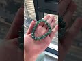 type a icy blue jadeite jade beaded bracelet 10mm grade a old pit icy blue green jade bracelet