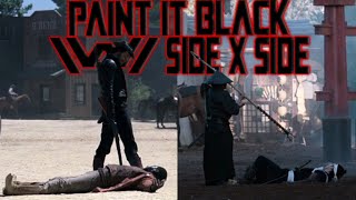 Westworld vs Shogun World | Paint it Black | Side By Side Comparison