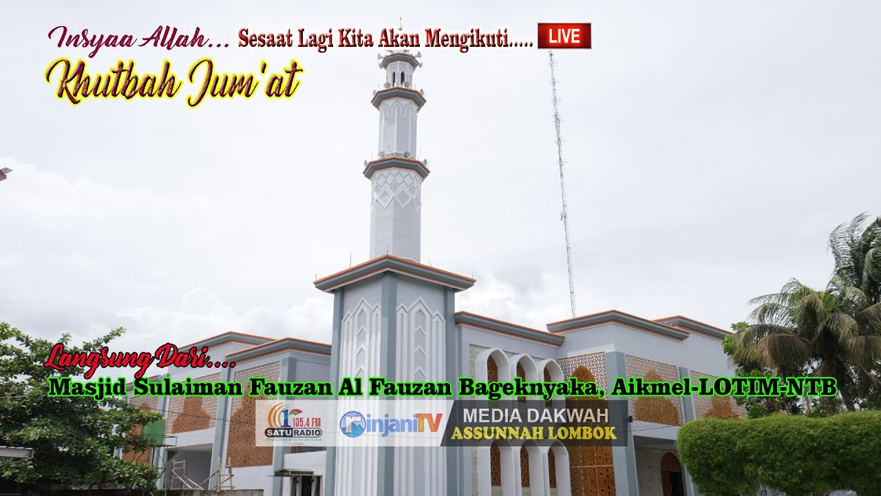 ⭕ [LIVE] KAJIAN RUTIN MUSLIMAH JUM'AT PAGI - Ustadz Sufian Bafin Zen ...