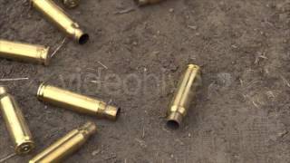 Spent Shells Fall to the Ground - Stock Footage | VideoHive 8085847