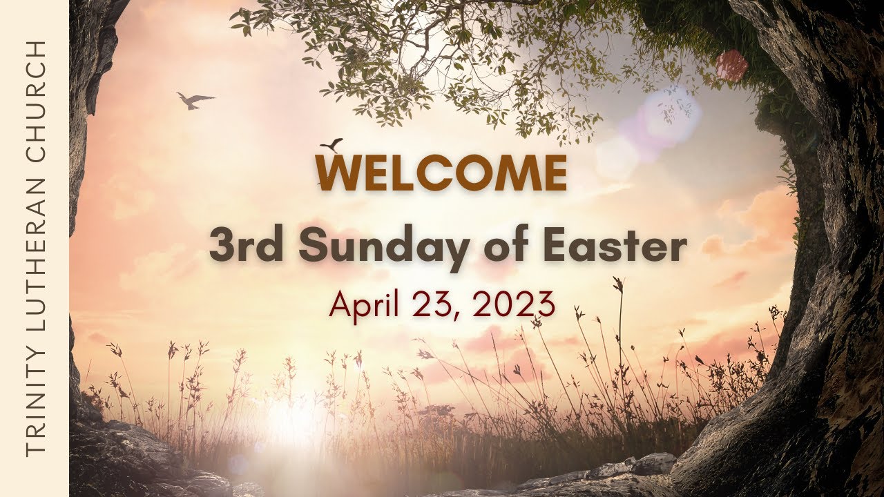 3rd Sunday Of Easter | April 23, 2023 - YouTube