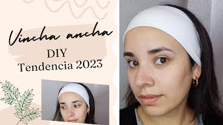 Como hacer Vincha/ diadema de tela elastizada  simple #DIY #tendencia