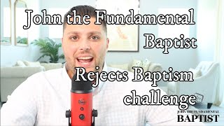 John the NIFB Fundamental Baptist and His Refusal to Debate the Issue of Baptism - Why the Silence?