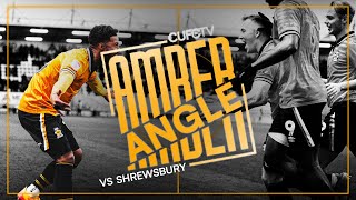 AMBER ANGLE 💛🔥 Cambridge United 4-1 Shrewsbury Town