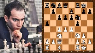 The power of an e4 break || Mikhail Tal vs Segal || Riga Club Championship (1952)