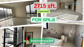 Brand New Modern Apartment 2715 sft. for SALE at Bashundhara R/A J\u0026M PROPERTY ID2640012