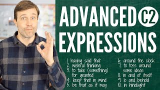 Advanced Expressions (C2) to Build Your Vocabulary
