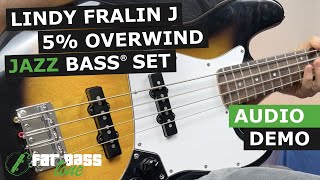 Lindy Fralin 5% Overwind Jazz Bass® Pickup Set Demo