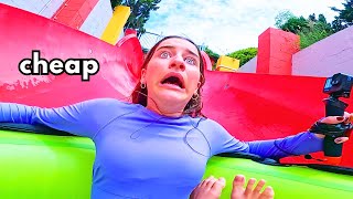 CHEAP vs EXPENSIVE WATERPARK RIDES w/Norris Nuts