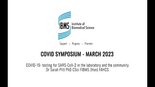 COVID-19: testing for SARS-CoV-2 in the laboratory and the community