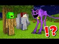 JJ and Mikey in HIDE From CATNAP Monster CHALLENGE in Minecraft / Maizen Minecraft