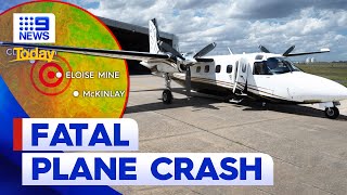 Three crew killed in light plane crash in Queensland | 9 News Australia