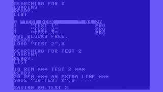 Commodore DOS - Bug loading last file (*) after Save/Replace