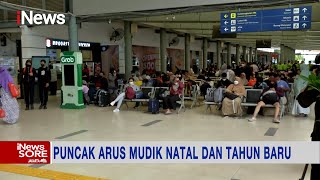 Situasi Terkini Stasiun Pasar Senen Jelang Puncak Arus Mudik Nataru #iNewsSore 23/12