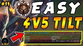 How to TILT Your Enemies in Low Elo as 4v5! Conqueror Aurelion Sol CARRY! | "jAy to Zea" Ep #11