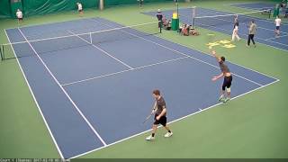 Gustavus Men's Tennis Live Stream 1, Feb. 18, 2017