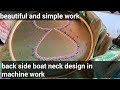 beautiful and simple machine work design in back side