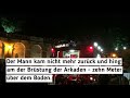 coburg mann droht bei schlossplatzfest 10 meter in die tiefe zu stürzen