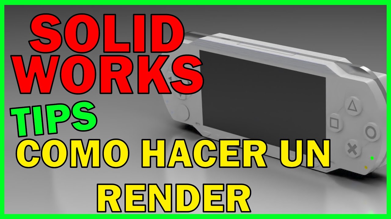 Como Hacer Un Render En Solidworks Youtube Como Hacer Un Render En Solidworks Youtube