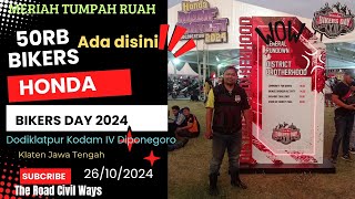 MERIAH TUMPAH RUAH HONDA BIKERS DAY 2024 DODIKLATPUR KODAM IV DIPONEGORO KLATEN JAWA TENGAH